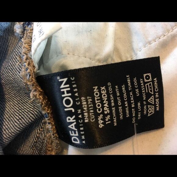 Dear John Heidi Distressed Overalls Farm Dance Cowgirl Designer Country Girl - Picture 7 of 7